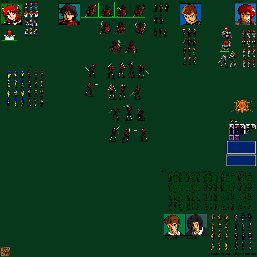 Phantasy Star 5 complete sprite sheet.PNG