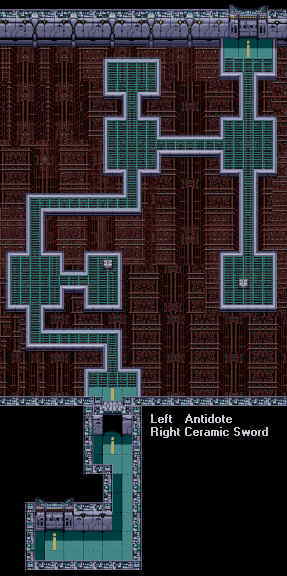 Map of Bio-Plant basement 3, East Block