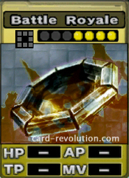 The Battle Royale CARD costs 4 attack points to set.
