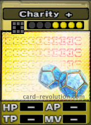 The Charity + CARD costs 4 attack points to set.