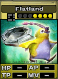 The Flatland CARD costs 4 attack points to set.