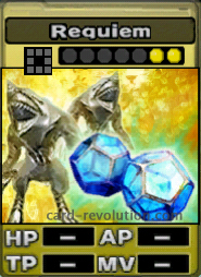 The Requiem CARD costs 2 attack points to set.
