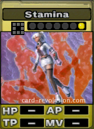 The Stamina CARD costs 1 attack point to set.